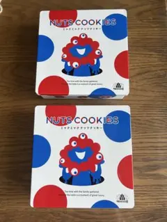 【缶のみ 2個セット】関西万博　モロゾフ　クッキー空き缶　ミャクミャク