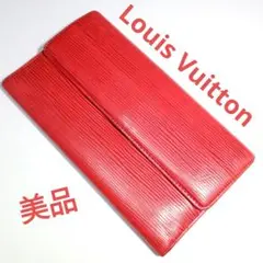 Louis Vuitton ルイヴィトン 財布 レッド 赤 美品 送料無料