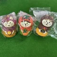 コンコンブル　DECOLE フィギュア　ねこずきん　柿　栗　さつまいも