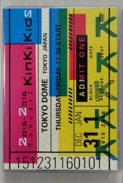 【DVD】2015-2016 Concert KinKiKids