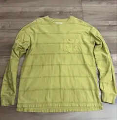 CAL O LINE マスタード 長袖カットソー M