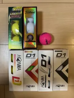 【新品】様々なゴルフボール