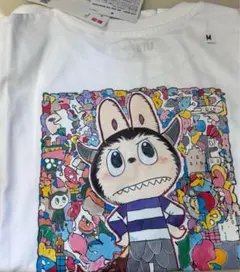 ユニクロラブブポップマート Tシャツ POP MARTUT ホワイト　M
