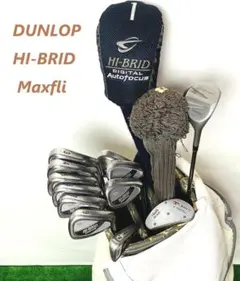 DUNLOP HI-BRID Maxfli メンズ ゴルフクラブセット