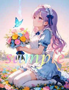 c302 美少女 かわいい イラスト 下着 コスプレ セクシー A4ポスター