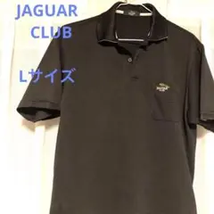 未使用ジャガークラブ【L】メンズ半袖ポロシャツ ブラック　ゴルフウェアカジュアル
