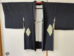 羽織　はおり　正絹　しぼり模様　地模様