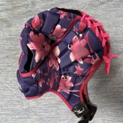 IMPACT ヘッドギア 花柄 紫