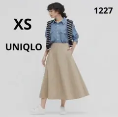 1227 UNIQLO ストレッチコットンブレンドサーキュラースカート