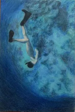 モルディブの海　絵画