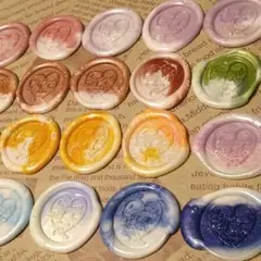 ハンドメイド シーリングスタンプシール 20枚 handmadewithlove