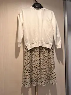 グローバルワーク　ドッキング　シフォン　ワンピース　130