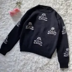 ERMANNO SCERVINO スカル ニット カシミヤ混 レース