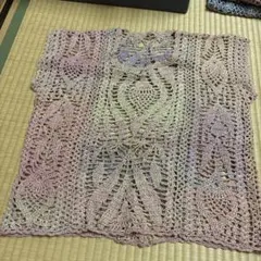 手編みのベスト