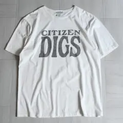 デザイン◎ SASSAFRAS "CITIZEN DIGS" Print Tee