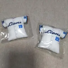 西武ライオンズ佐藤隼輔.古賀悠人クッションキーホルダー.