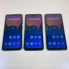 3台セット SIMフリー Galaxy A20 SCV46 127