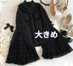 ブラウス 黒 ゴスロリ メタモルフォーゼ ダークコア しゅくれどーる アナスイ
