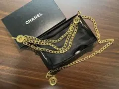 CHANEL シャネル 3コイン3連ゴールドチェーンベルト ヴィンテージ