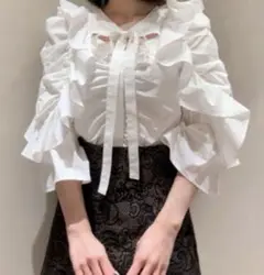 (新品未使用)スナイデル♡フロントスリットボウタイブラウス