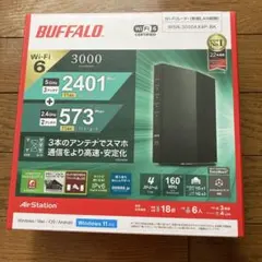 BUFFALO WSR-3000AX4P-BK Wi-Fi 6 ルーター