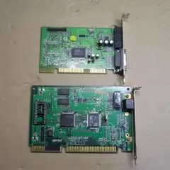 ＜ISA＞サウンドカードとLanカード2点セット