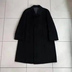 【LANVIN】カシミヤ100％ ビンテージ ウールステンカラーコート