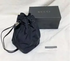 GUCCI グッチ オールドグッチ ナイロンミニポシェット 巾着
