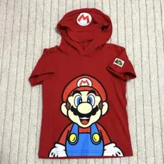 マリオ　スーパーマリオ　120cm キッズ　Tシャツ　夏用　赤T ニンテンドー