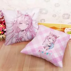 ホロライブ　博衣こより　クッションカバー　45x45cm　ピーチスキン