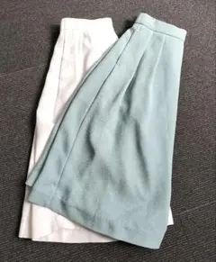 膝丈スカート2枚セット 未使用(ユニクロ)