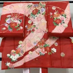 □508axu21□七五三 3歳 夏の祝い着 絽 長襦袢付 お宮参り 鞠 花□