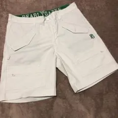 ° PEARLY GATES ハーフパンツ メンズ サイズ6（LL相当）白