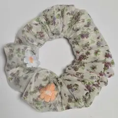 New ⭐オーダー不可⭐W重ねのハンドメイド3色シュシュ