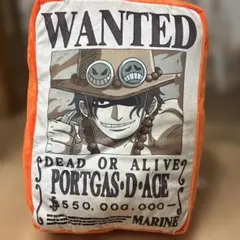 エースの手配書のぬいぐるみ