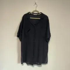 【匿名配送】ブラック 半袖シャツ