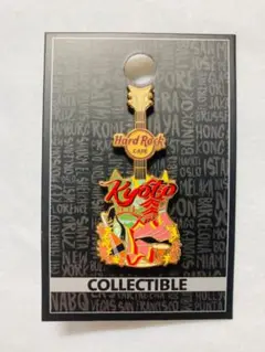 HARD ROCK CAFE KYOTO CITY TEE GUITAR PIN