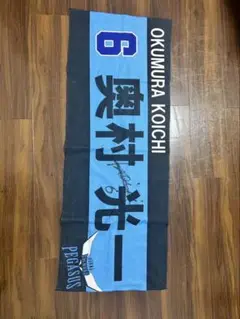 奥村光一 サイン入りタオル 6 PEGASUS