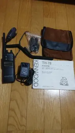 KENWOOD TH-78 トランシーバー① KENWOOD TH-78 144/430MHz dual bander Transceiver Black color