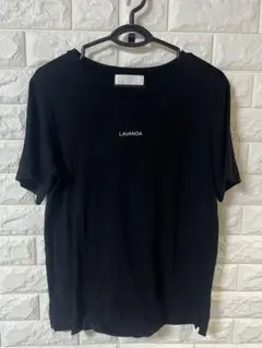 【即日発送】LAVANDA ロゴ入り 黒 半袖Tシャツ