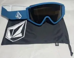 Volcom 青 ゴーグル 収納袋付き