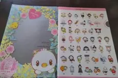 キャラクタークリアファイル３枚 A4サイズ+袋１枚