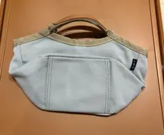 ライトブルー ミニトートバッグ 新品