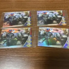 オグリキャップ 武豊 金色箔押しサイン　サラブレッドホースコレクション
