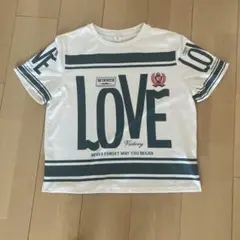 未使用に近い　Tシャツ　150 おしゃれロゴ　★試着のみ美品 130 140
