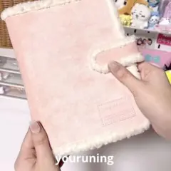 youruning 韓国作家 バインダー UGG風 トレカケース