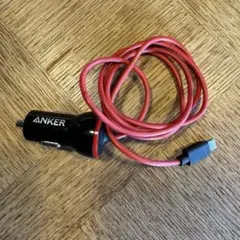 anker シガーソケット lightning カーチャージャー