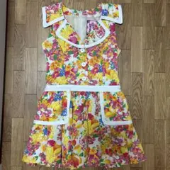 Honey Bunch ハニーバンチ ミニワンピース 派手 花柄