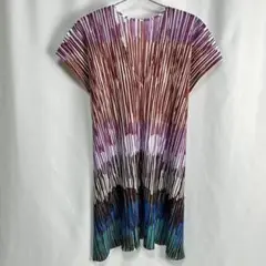 【極美品】11aw PLEATS PLEASE マルチカラー ワンピース