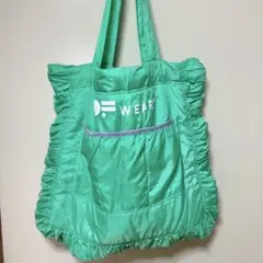 ⭐︎NEAR WEAR ふわふわトートバッグ ビッグサイズ　ミントグリーン